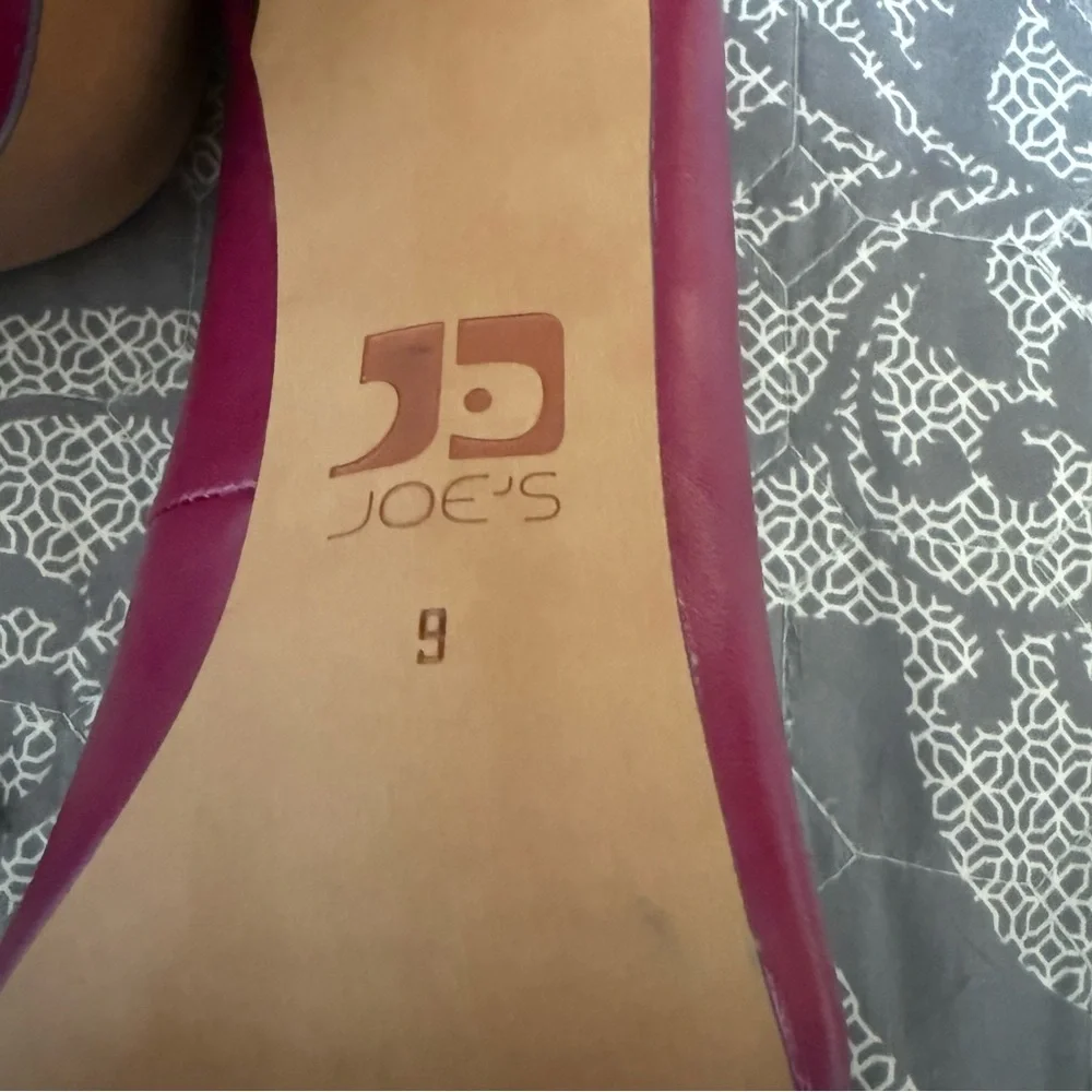 Joes NWOB Burgundy Heels Sz 9